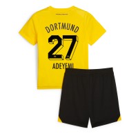 Borussia Dortmund Karim Adeyemi #27 Replika babykläder Hemmaställ Barn 2023-24 Kortärmad (+ korta byxor)